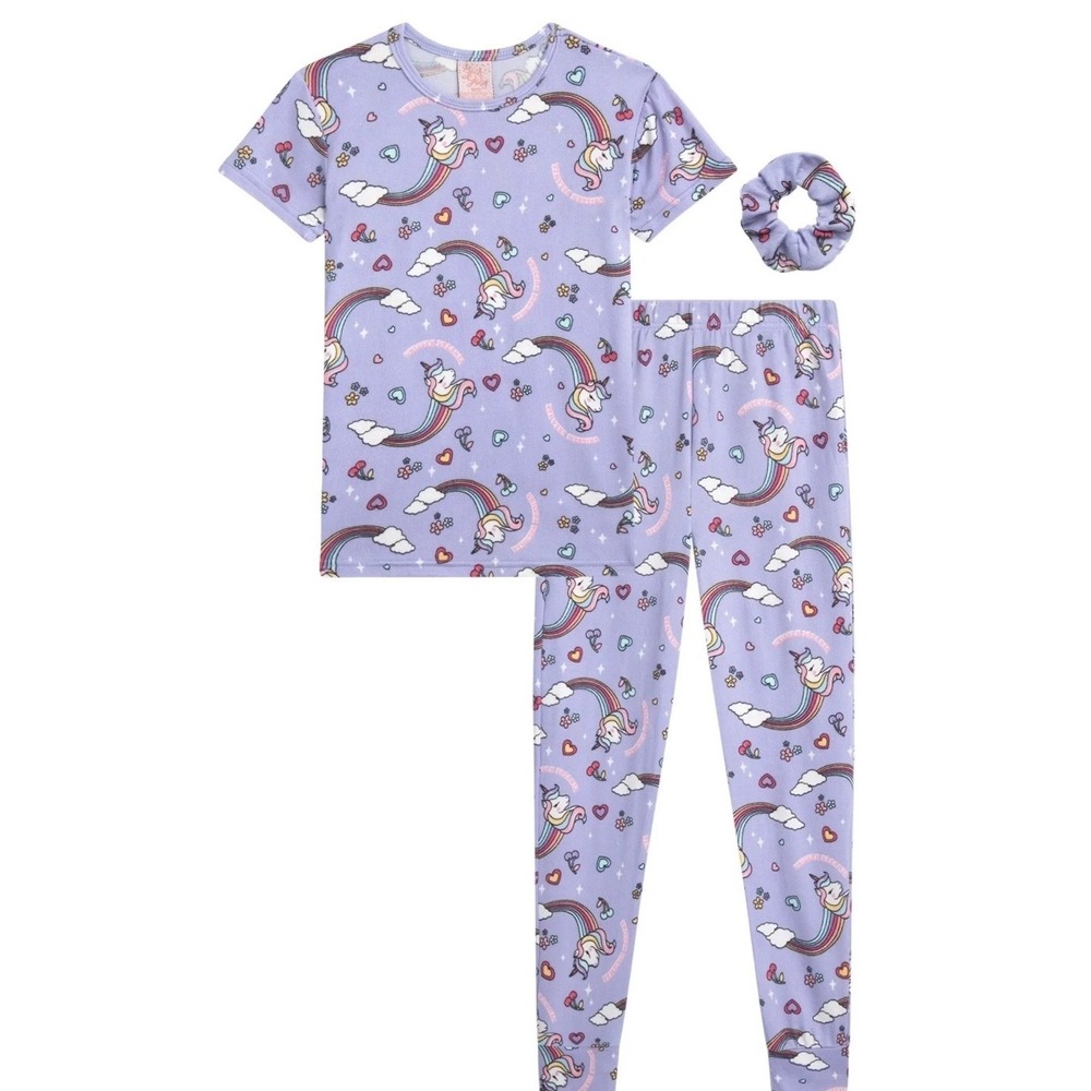 Sweet 'N Sassy Girls' 2-Piece Hacci Pajama Set – Size Small (6/6X) – NWT